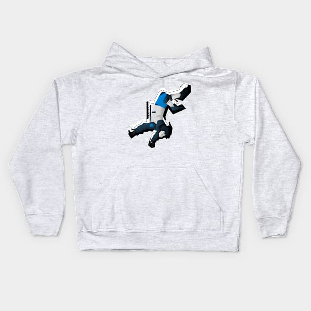 masked man Kids Hoodie by Atzon